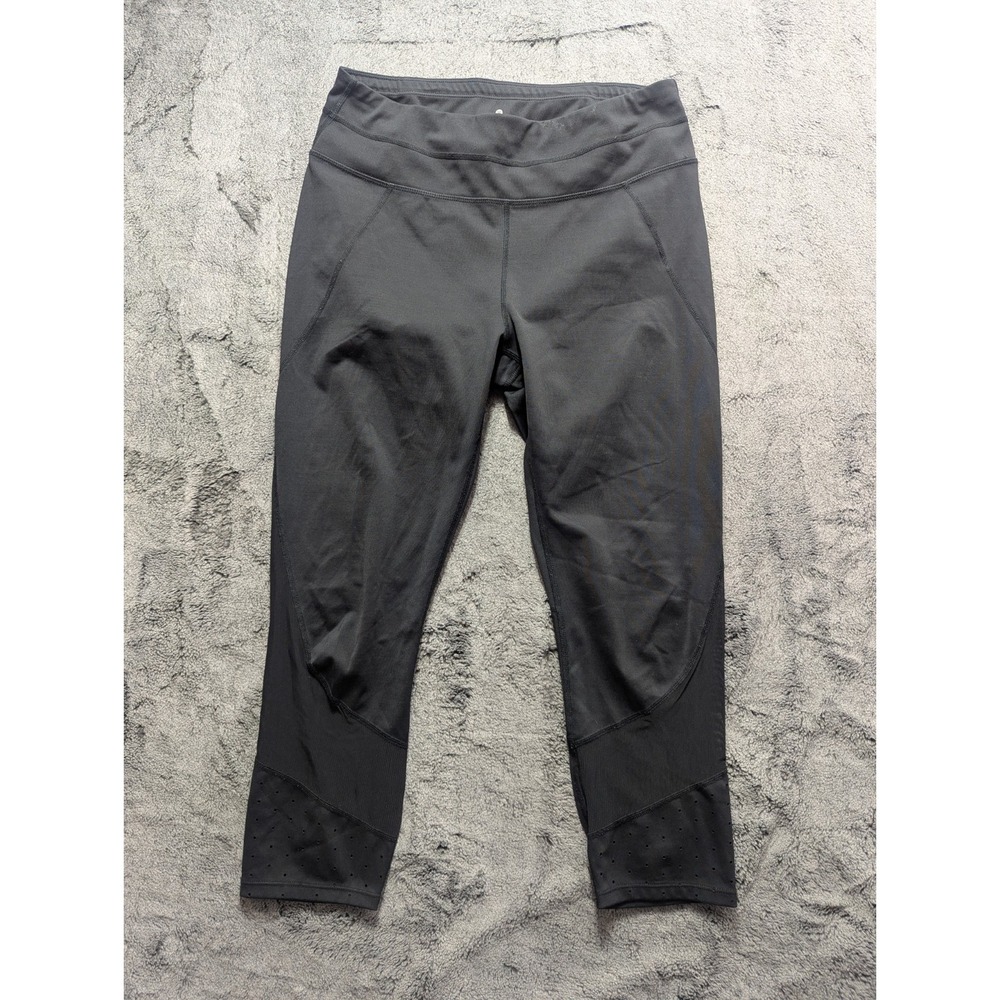 Athleta Crop Yoga Pants Women's Size Medium Black